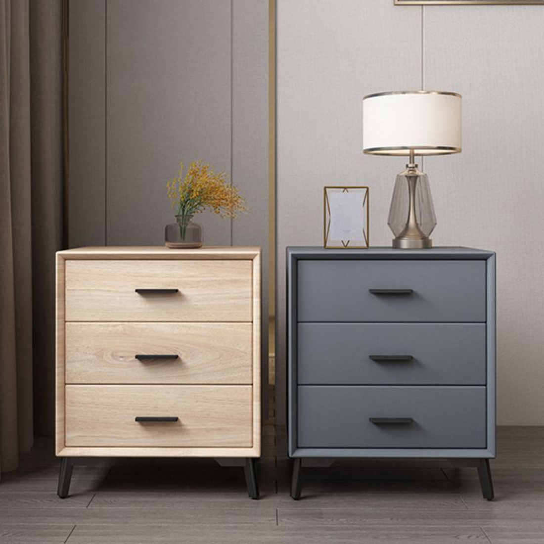 Primrose Engineered Wood Bed Side Table, BSU111